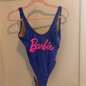 Barbie Royal Blue One-Piece Swimsuit with Beige Lining